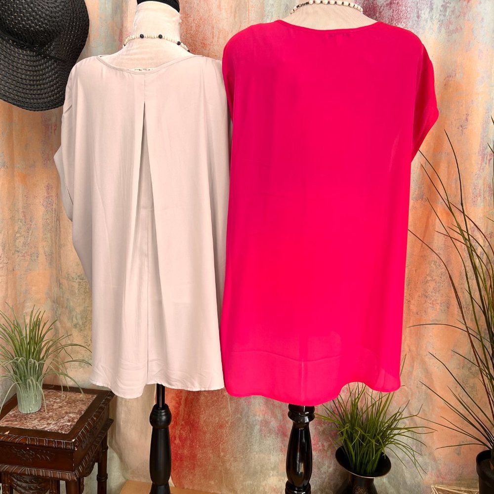 Max Studio & Dr2 Two Plus Size Pull On Blouses - … - image 7